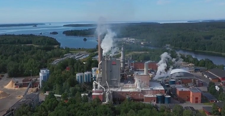 Aspa pulp mill in Sweden